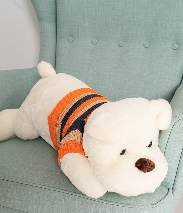 Dog Dexter 70cm - Vit
