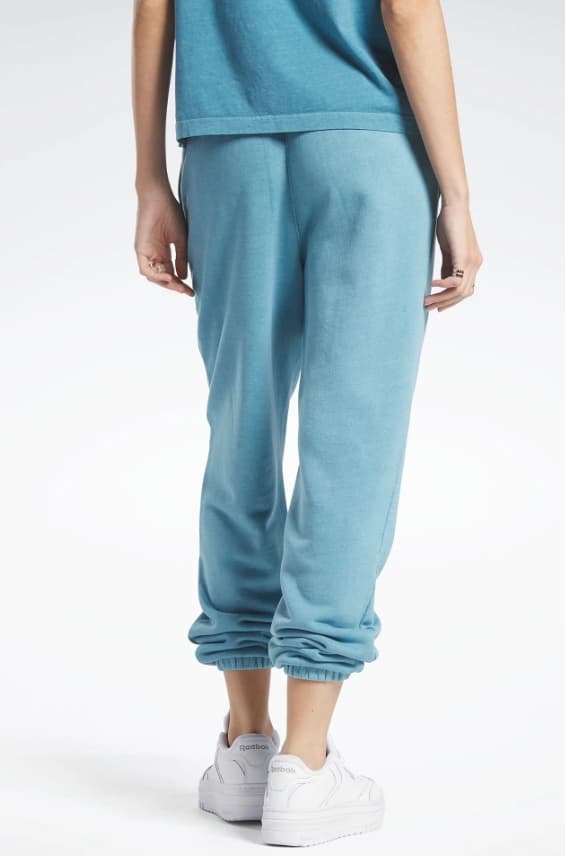 Reebok dame blå lange joggingbukser M 0Z0A1_A* BAGRUNDER