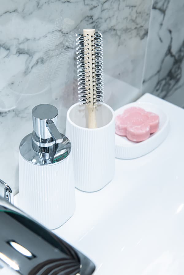 Sæbedispenser 250 ml AWD INTERIØR Zen 1511 hvid ABS
