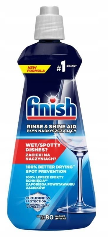 Finish diskmaskinssköljmedel 400 ml tar effektivt bort fläckar