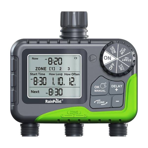 RainPoint 3-zons ITV305 bevattningsregulator
