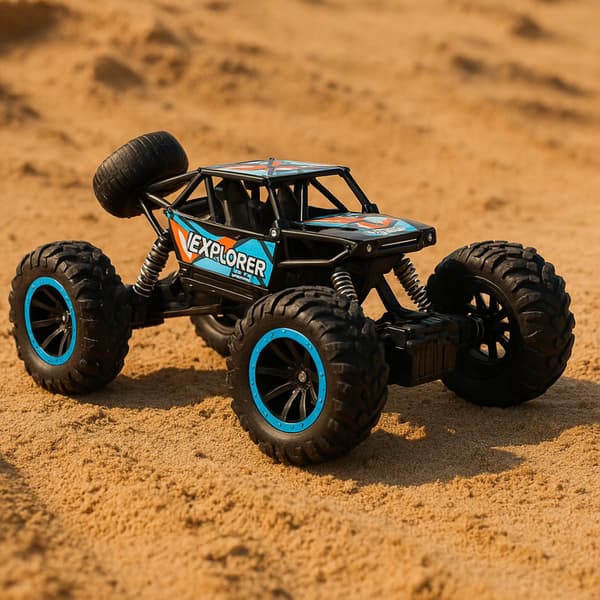 RC Offroad Bil 2,4GHz Stor 4x4 Til Børn Gave
