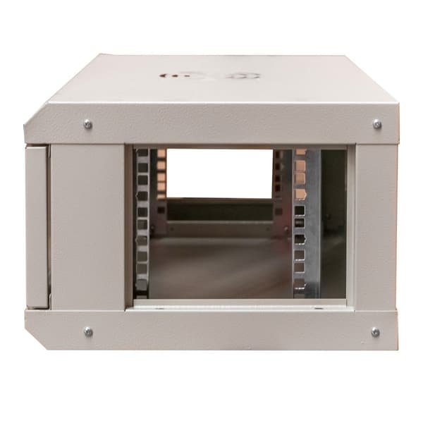 Netberg 19" 4U 240x600x350 væghængt serverrack grå