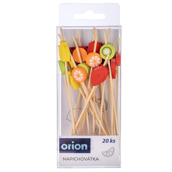 Bambu tandpetare för fruktsnacks 12 cm 20 st
