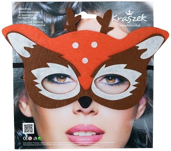 Filtmaske Bambi Hjorte Eventyrkostume