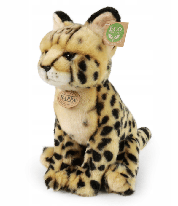 Rappa 241121 Plysmaskot Kat Serval Gepard 30 cm