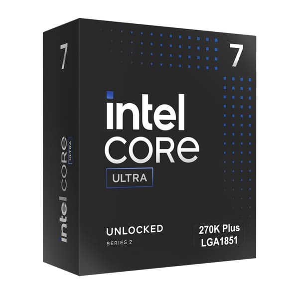 Intel Core™ Ultra 7 270K Plus-processor, 24 kärnor
