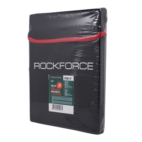 ROCKFORCE NØGLESÆT 1/4" 38 dele