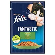 FELIX FANTASTIC KANIN KATTEFODER 85G