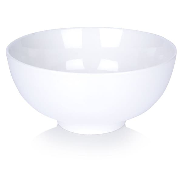 Hvid porcelænsskål 20 cm, 1,6 l