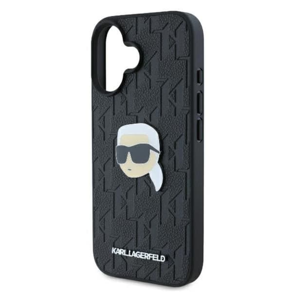 Karl Lagerfeld Monogram Karl Hovednål - iPhone 16 cover (sort)