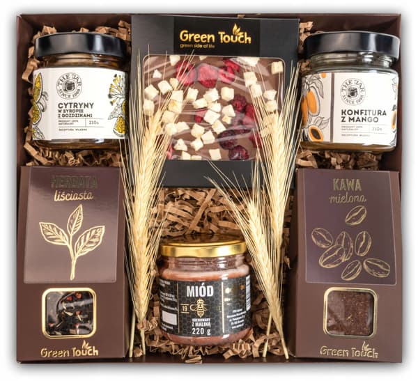 Presentkorg Set Te Kaffe Choklad Låda