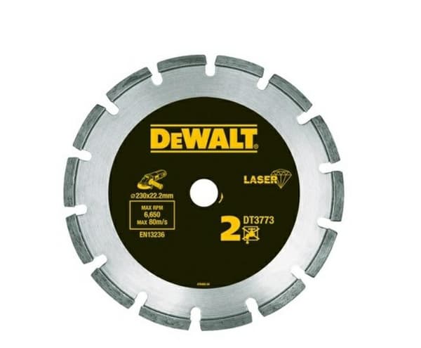 DEWALT TIMANTTITERÄ 230x2,4x22,2mm SEGMENTOITU