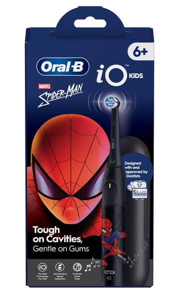 ORAL-B iO Marvel Spiderman Magnetisk Tandbørste + Etui Sort