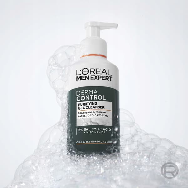L'Oréal Men Expert Derma Control Rensende ansigtsæl med niacynamid 260ml
