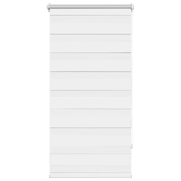 Randig rullgardin (60 x 120 cm) vit