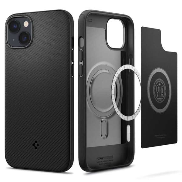 Spigen Mag Armor - Skal till iPhone 15 Plus / iPhone 14 Plus (Svart)
