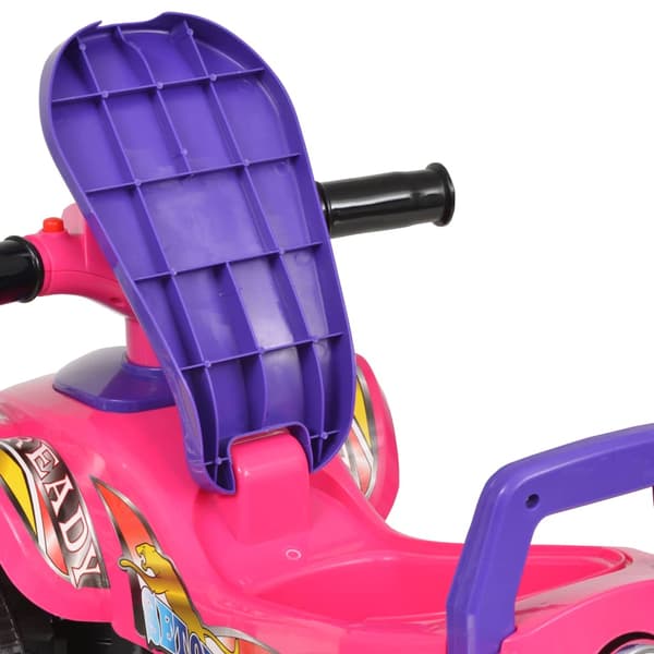 vidaXL børnequad med lys og lyd, pink og lilla
