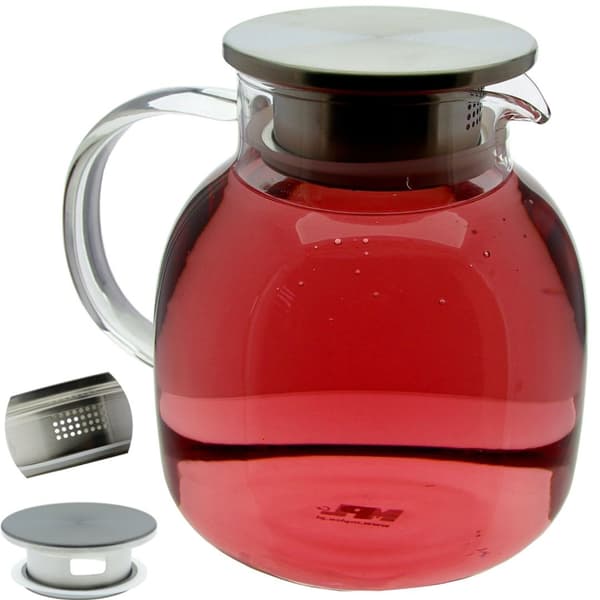 GLASKANDE TIL VAND, JUICE, TE, KAFFE, VARM 1,2L