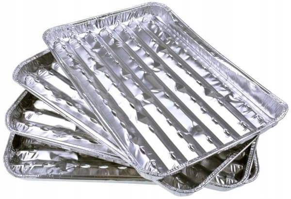 Aluminiumplåtar Grill stor 4 st.