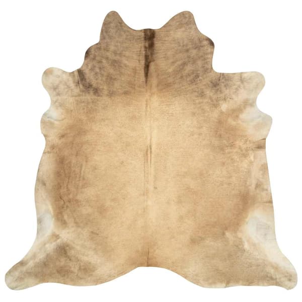 vidaXL kohudstæppe, beige, 180x220 cm