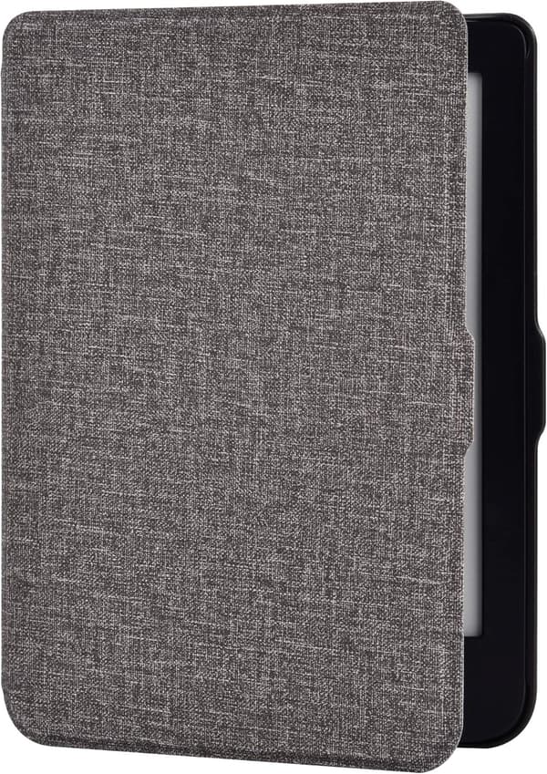 BOKLÄSARFODRAL FÖR KINDLE 10 GEN 2019 6" GRÅTT TYG ELEGANT