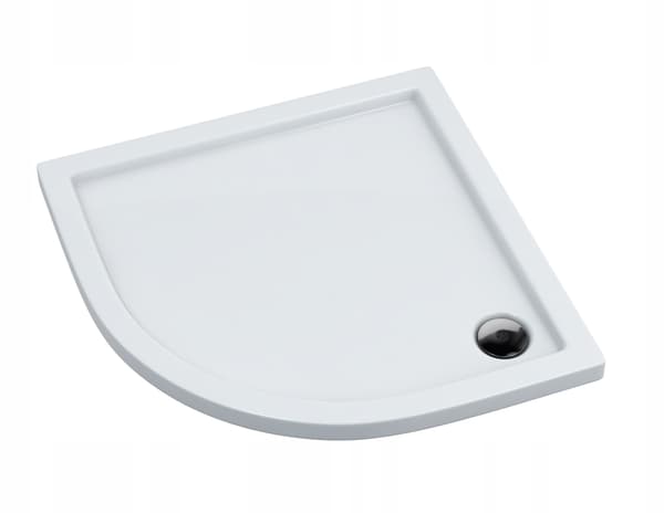 Schedpol Fresh halvrund duschkar 90 x 90 cm