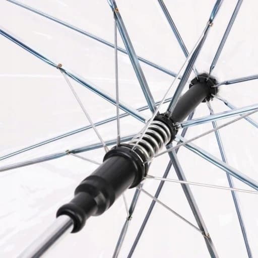 TRANSPARENT BRÖLLOPSPARAPLY STORT BRÖLLOPSPARAPLY för foton 107 cm bröllop XXL