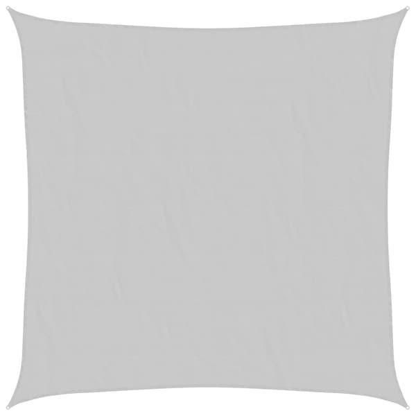 vidaXL Skuggsegel ljusgrått 7x7 m 100 % polyester