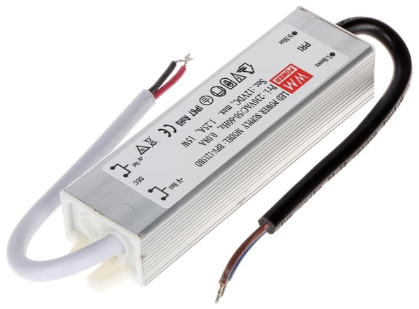Skiftestrømforsyning 12V/1,25A-LED