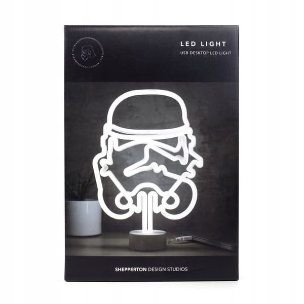 Neon LED-lampe STAR WARS Stormtrooper USB til Star Wars-fans
