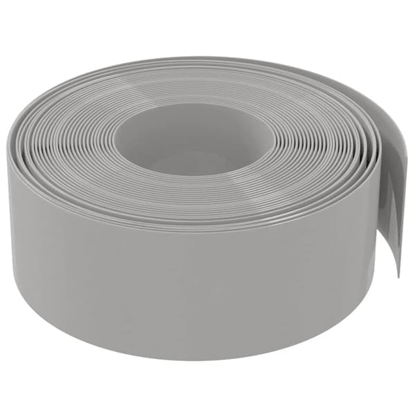 vidaXL Trädgårdskant, 3 st, Grå, 10 m, 20 cm, Polyeten