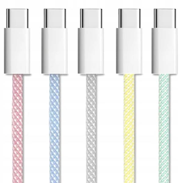 CO2-LADDNINGSKABEL USB-C SNABBLADDNING USB TYP C FÖR IPHONE 15 16 1M BLÅ