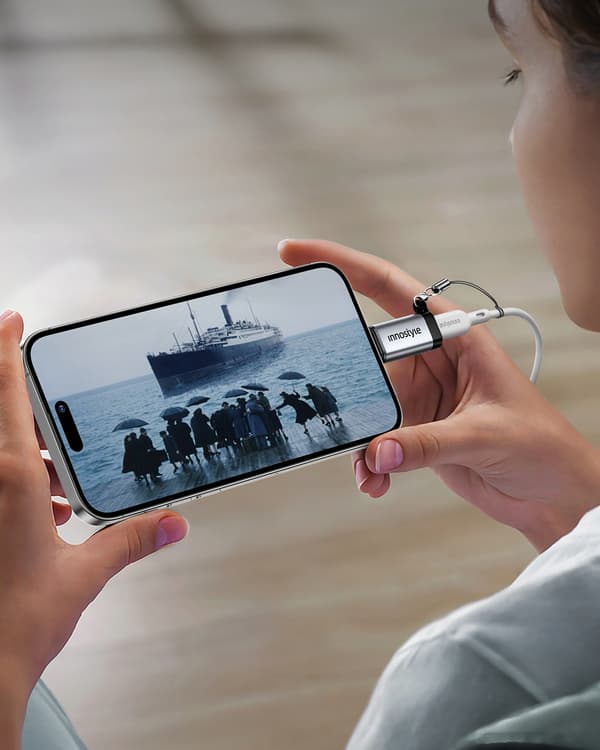 INNOSTYLE ADAPTER USB-C USB TYP C TILL LIGHTNING IPHONE 12 13 14