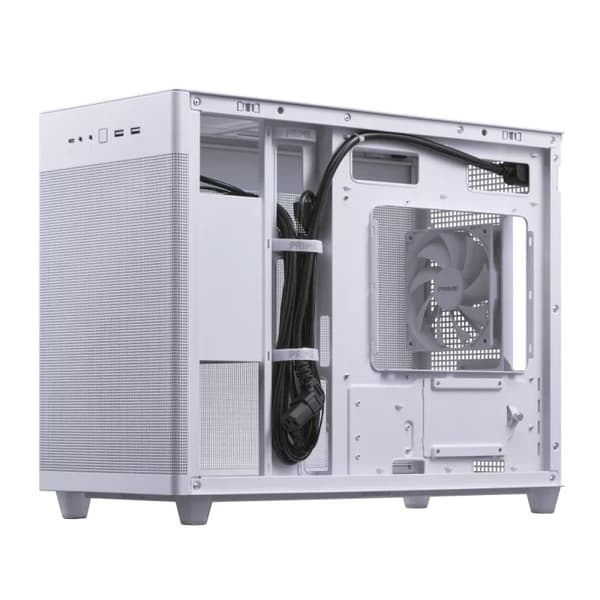 ASUS AP201 PRIME CASE TG hvidt computerkabinet, Mini Tower