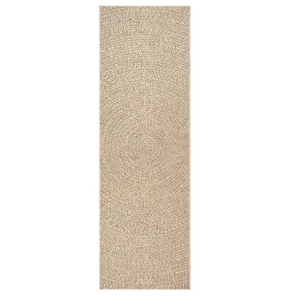 vidaXL ZIZUR Tæppe, 80x200 cm, Jute Style