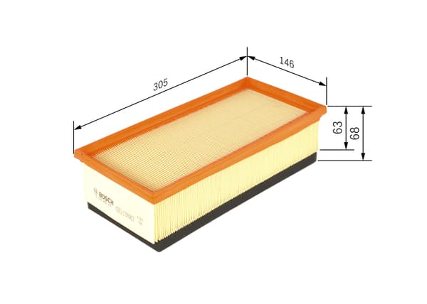 ILMANSUODATIN F026400121 BOSCH