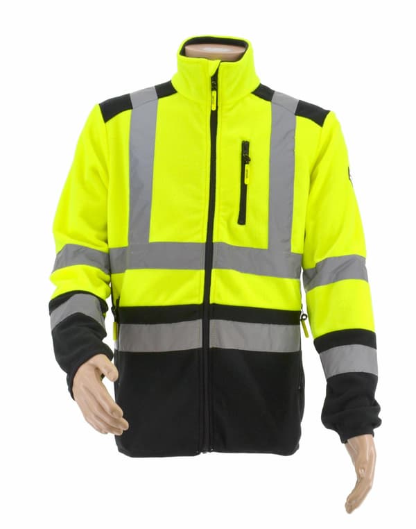 AWTOOLS T3 FLEECE SWEATSHIRT REFLEKTERENDE GUL XL