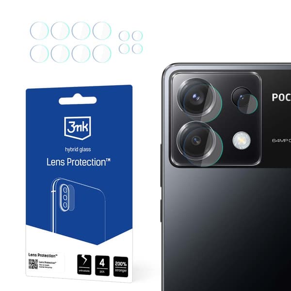 Poco X6 5G - 3mk linssinsuoja