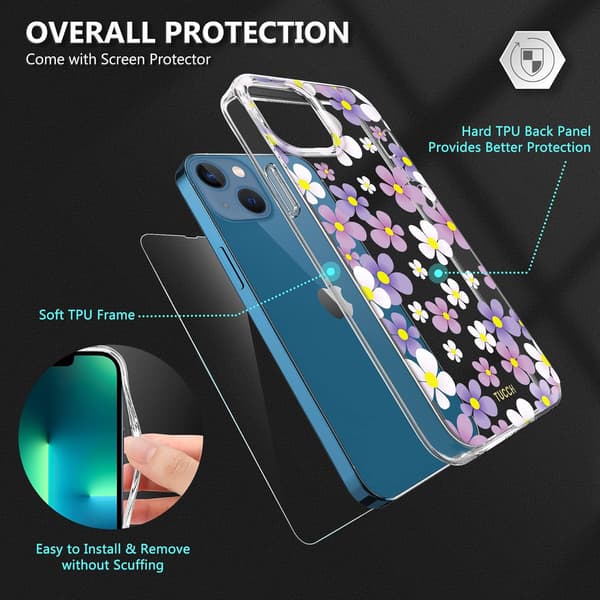TRANSPARENT ETUI TIL APPLE IPHONE 13 PRO 6.1' 2021