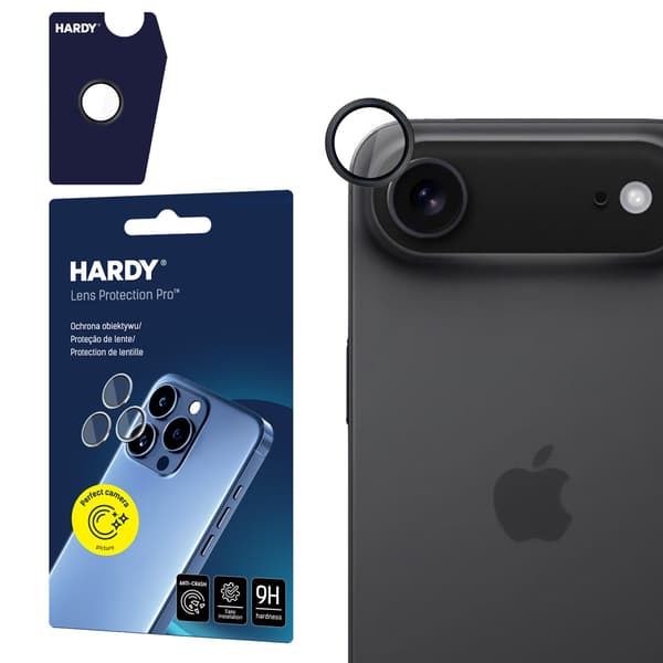 Apple iPhone 17 Air - HARDY Linssinsuoja Pro Musta