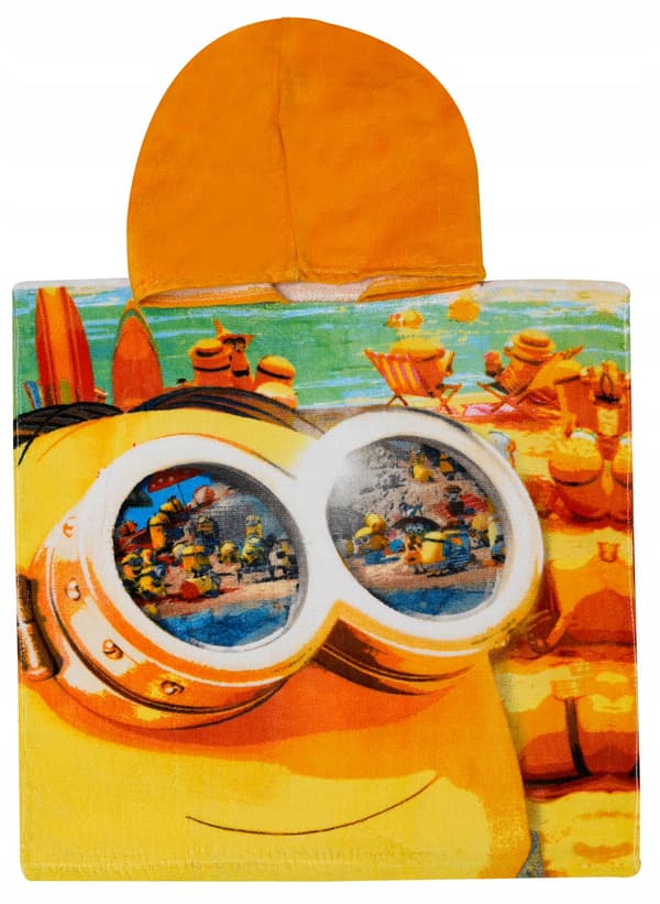 MINIONS Badhandduk med huva Minions