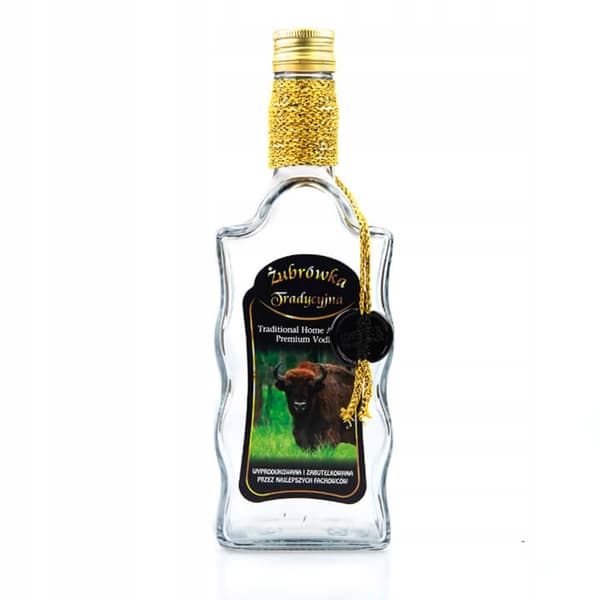 Pullo, jossa on aaltokuvio, 500ml TRADITIONAL ŻUBRÓWKA