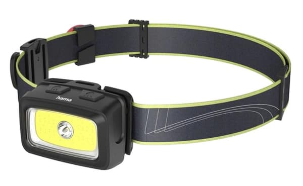 HAMA 228616 LLED HL240 240LM Sort Pandelampe
