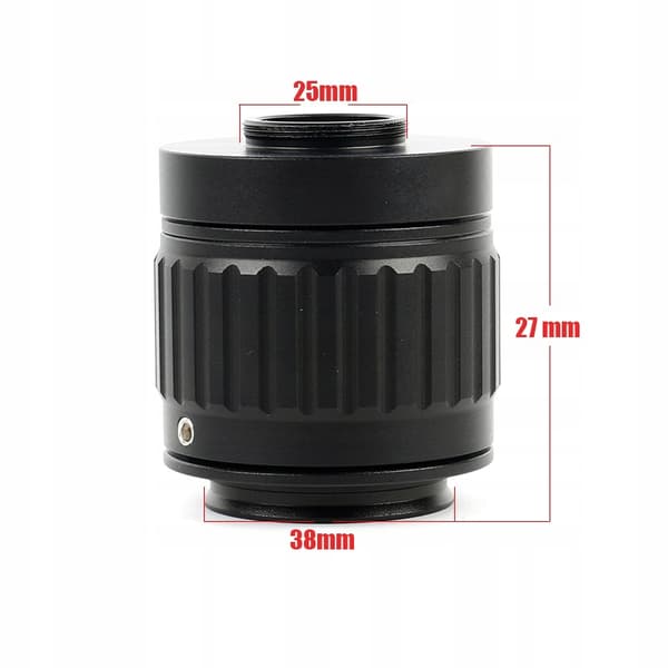 C-mount-adapter 0,5X kamera fokustilpasning til stereomikroskop