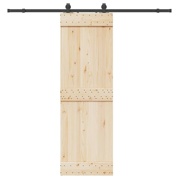 vidaXL Skjutdörrsinstallationssystem 213 cm stål svart