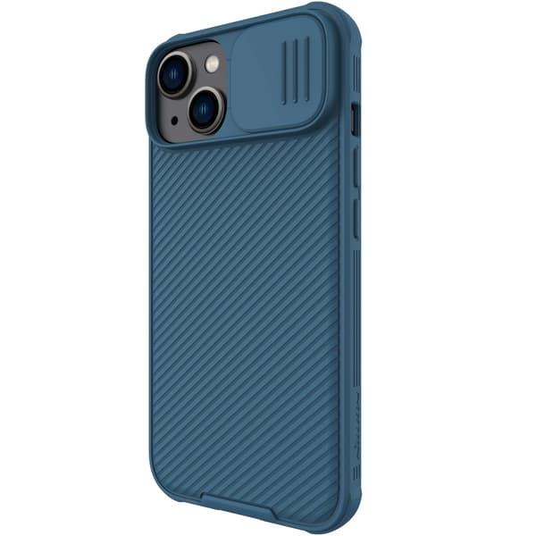 Nillkin CamShield Pro Case iPhone 14 Plus cover pansret kameracover blå