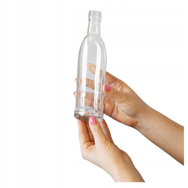5x Iskra glasflaskor 250ml flaska för alkohol, juice, vin, likörer set