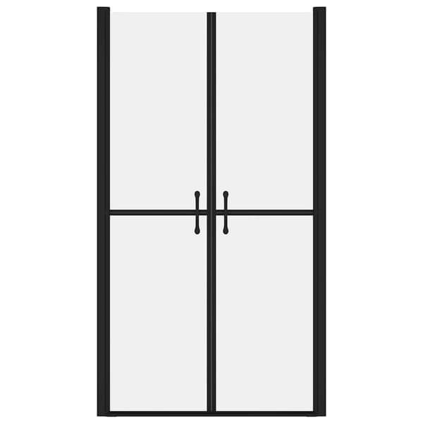 vidaXL Duschdörr, frostat glas, ESG, (93-96)x190 cm