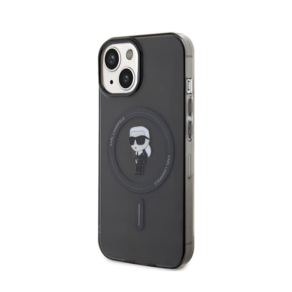 Karl Lagerfeld IML Ikonik MagSafe - iPhone 15 cover (sort)